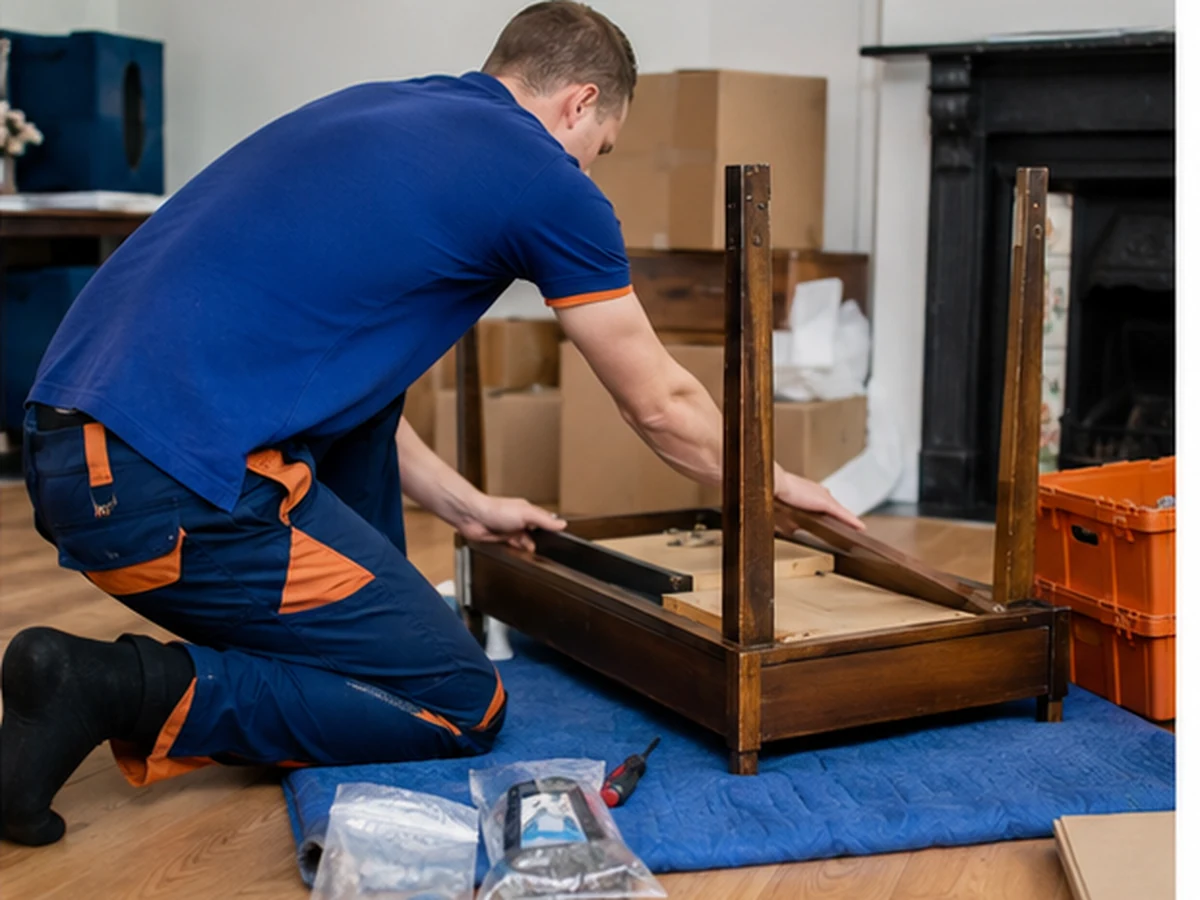 Furniture Dismantling London inventory access vehicle crew and handover planning in London