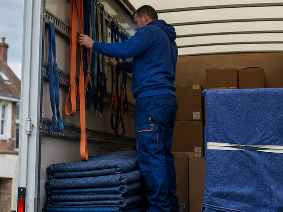 Long-distance Removals from London inventory access vehicle crew and handover planning in London