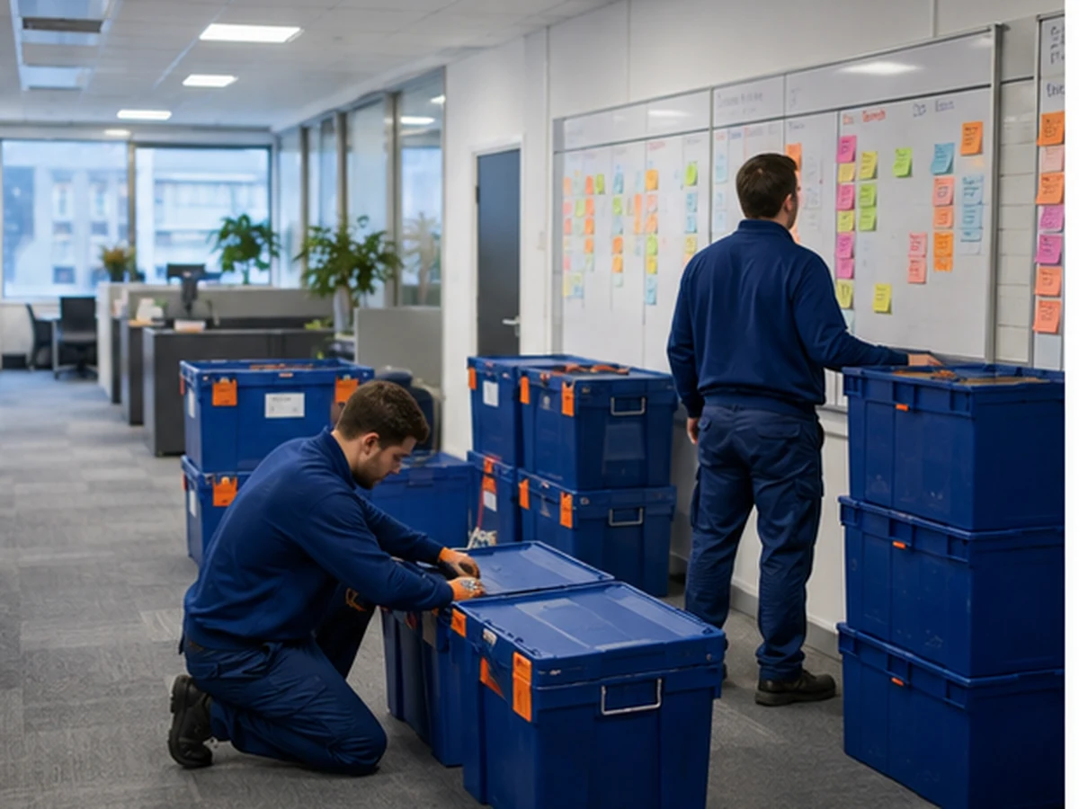 Office Removals London inventory access vehicle crew and handover planning in London