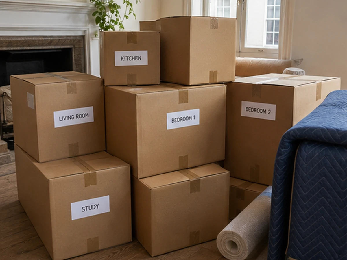 Commercial London moving guides dispatch ledger